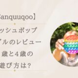 Sanquuqooプッシュポップバブルのレビュー!1歳、4歳の遊び方は?