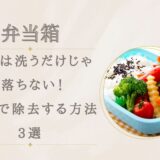 弁当箱のカビは洗うだけじゃ落ちない！最短で除去する方法3選