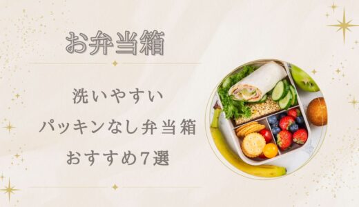 洗いやすいパッキンなし弁当箱7選！漏れない・600ml・大人用を徹底比較