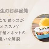 小学生のお弁当箱はどこで買うのがオススメ？実店舗とネットの違いを解説