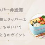 弁当箱とタッパーはどっちがいい？弁当箱代わりに使うときのポイント